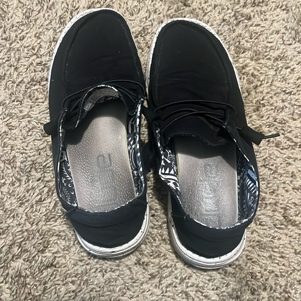 Women’s black hey dudes